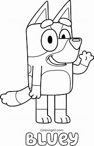 Image result for Kids Colouring Pages to Print Bluey