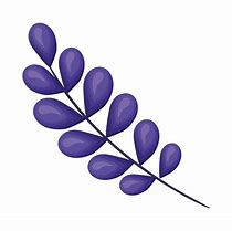 Image result for Green Leaves with Purple Flower Clip Art