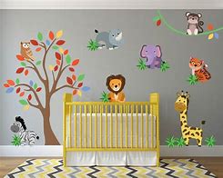 Image result for Jungle Animals Wall Decals