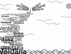 Image result for Verdana