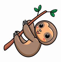 Image result for Cute Cartoon Baby Sloth