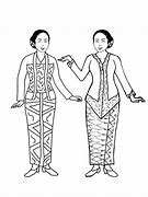 Image result for Mewarnai Gambar Baju Kebaya