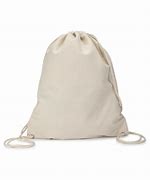 Image result for White Organic Cotton Canvas Drawstring Bag