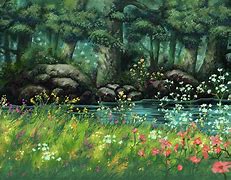 Image result for Ghibli Landscape