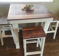 Image result for Bar Height Kitchen Table Sets