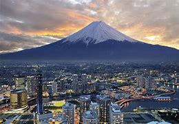 Image result for Pic of Tokyo with Mount Fuji