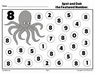 Image result for Printable Preschool Worksheets Number 8