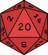 Image result for D20 Dice Clip Art