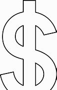 Image result for Dollar Sign Line Art