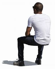 Image result for Man Sitting Back View