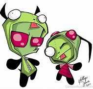 Image result for Zim X Gir