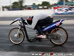 Image result for Drag Bike Looking Down Track Images