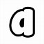 Image result for The Letter a Bubble