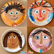 Image result for Paper Plate Portraits