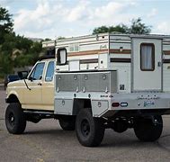 Image result for Flatbed and Camper Combined