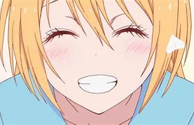 Image result for Happy Holding Face Anime