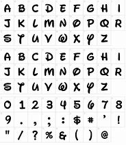 Image result for Disney Font Letter Stencils