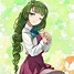 Image result for Anime Girl with Green