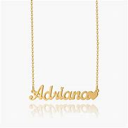 Image result for Heart Name Necklace