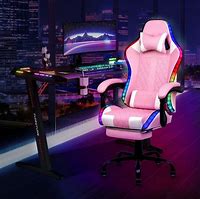 Image result for RGB Gaming Chair Pink