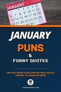 Image result for January Puns