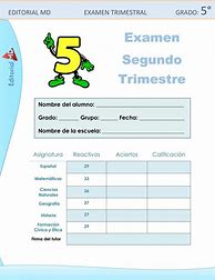 Image result for Examen De 5