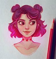 Image result for Aesthetic Space Girl Drawing