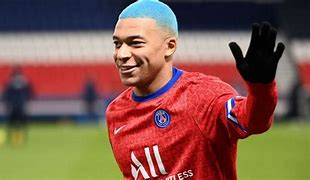 Image result for Kylian Mbappe Pink Hair