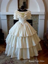 Image result for 1830s Wedding Dress