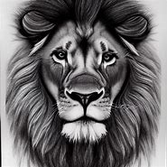 Image result for Simple Lion Drawing Pencil