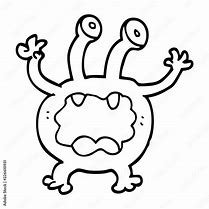 Image result for Easy Cartoon Monster Drawing