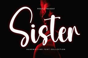 Image result for Letter Font Sister