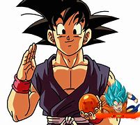 Image result for Goku Holding Dragon Ball