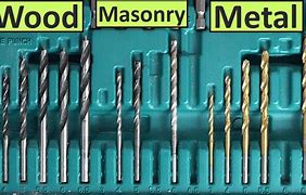 Image result for Different Drill Bits