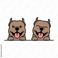 Image result for Cartoon Mean Pitbull