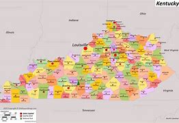 Image result for Kentucky Map with Cities Towns