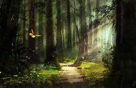 Image result for Forest Painting Wallpaper