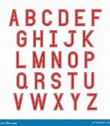 Image result for Red Block Letters with White Outline