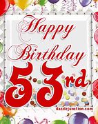 Image result for Happy 53rd Birthday