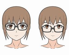 Image result for How to Draw Anime Head with Glasses