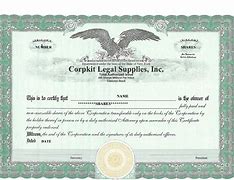 Image result for Stock Certificate Format