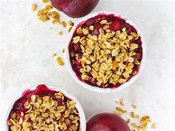 Image result for Oaty Plum Crumble