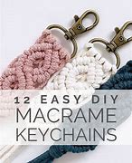 Image result for How to Make Macrame Keychains