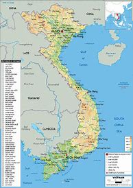 Image result for Vietnam Mapa