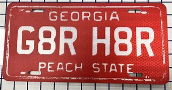 Image result for GA Paper License Plate