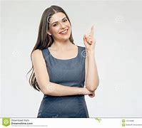 Image result for A Lady Pointing a Finger Up