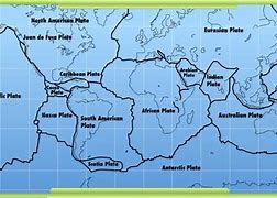 Image result for Map of Tectonic Plates Journal Primary Article