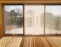 Image result for French Door Vertical Blinds