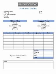 Image result for Purchase Order Format