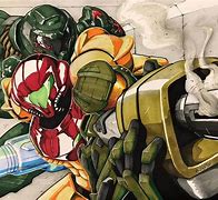 Image result for Doom Halo Metroid